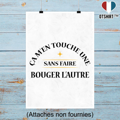 Affiche ça m'en touche une