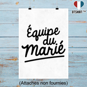 Affiche équipe du marié