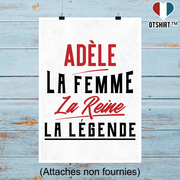 Affiche adèle la femme la reine la légende