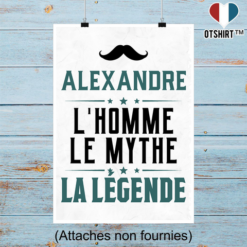 Affiche alexandre l'homme le mythe la légende