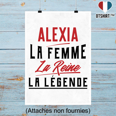Affiche alexia la femme la reine la légende