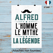 Affiche alfred l'homme le mythe la légende