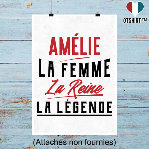 Affiche amélie la femme la reine la légende