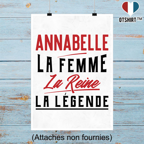 Affiche annabelle la femme la reine la légende