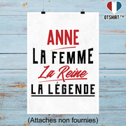 Affiche anne la femme la reine la légende