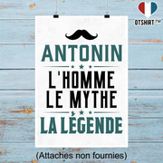 Affiche antonin l'homme le mythe la légende