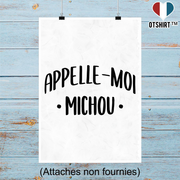 Affiche appelle moi michou