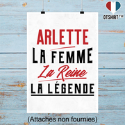 Affiche arlette la femme la reine la légende