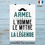 Affiche armel l'homme le mythe la légende