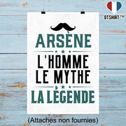 Affiche arsène l'homme le mythe la légende