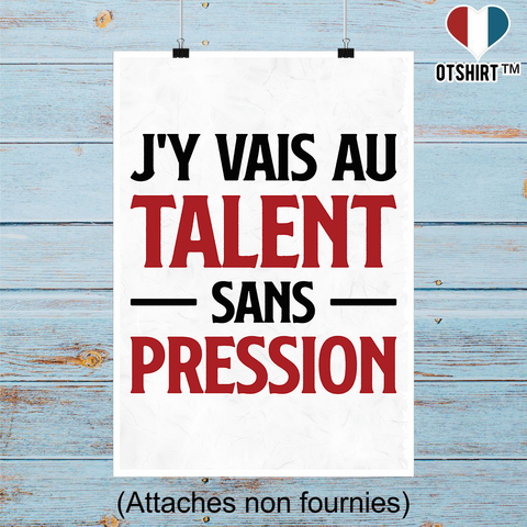 Affiche au talent