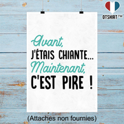 Affiche avant j'était chiante