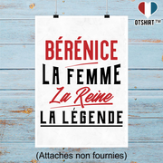 Affiche bérénice la femme la reine la légende