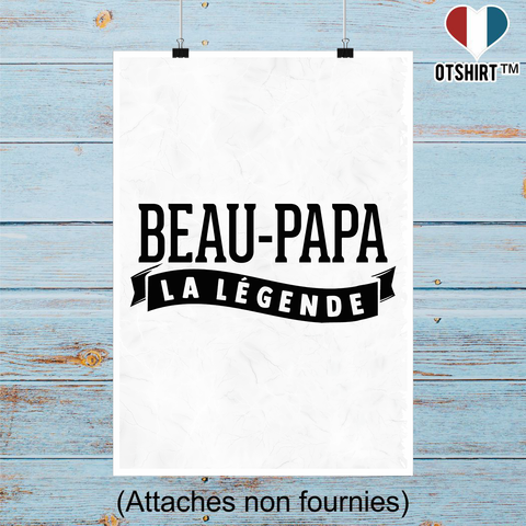 Affiche beau-papa la légende