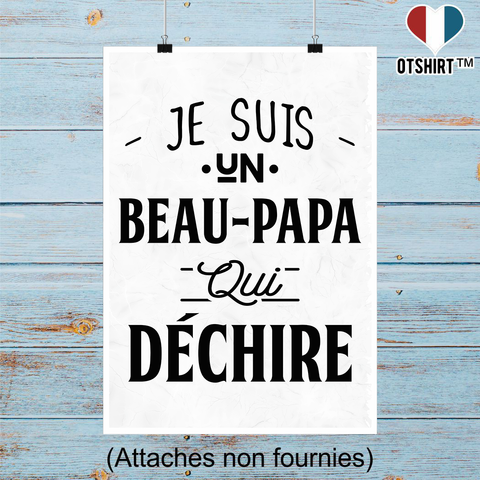 Affiche beau-papa qui déchire 3