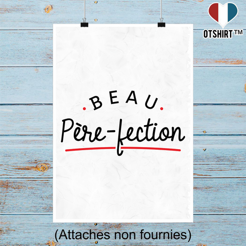 Affiche beau père-fection