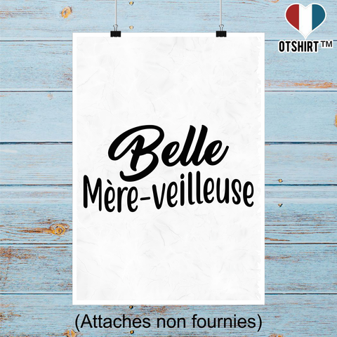 Affiche belle mère-veilleuse