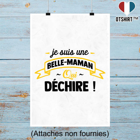 Affiche belle maman qui déchire