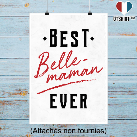 Affiche best belle maman ever