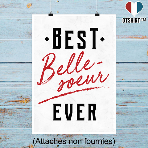 Affiche best belle soeur ever