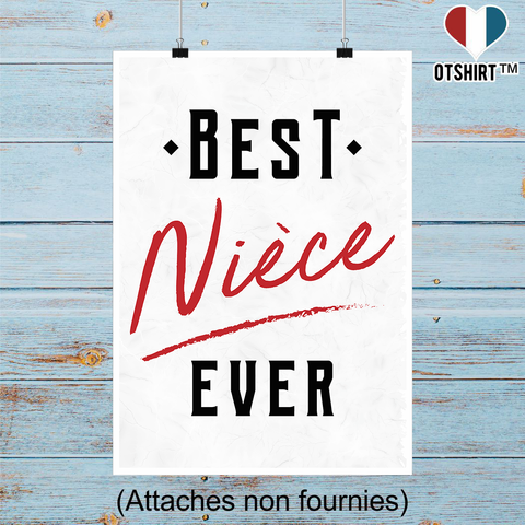 Affiche best nièce ever