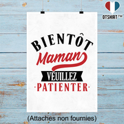 Affiche bientôt maman