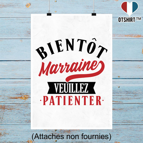 Affiche bientôt marraine