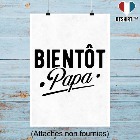 Affiche bientôt papa