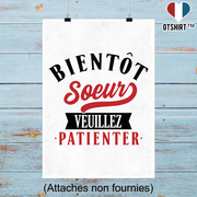 Affiche bientôt soeur