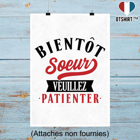 Affiche bientôt soeur
