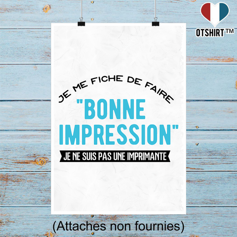 Affiche bonne impression