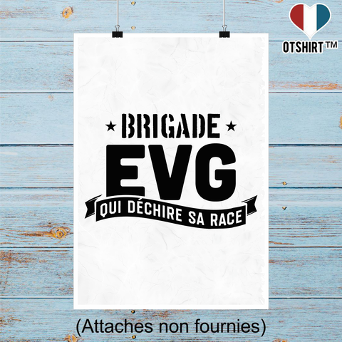 Affiche brigade evg