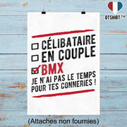 Affiche célibataire en couple bmx