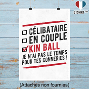 Affiche célibataire en couple kinball