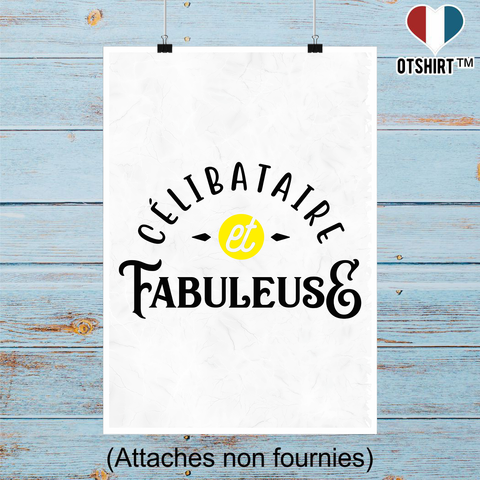 Affiche célibataire et fabuleuse