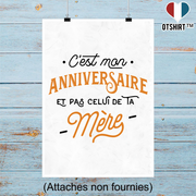 Affiche c'est mon anniversaire