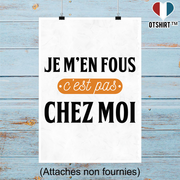 Affiche c'est pas chez moi