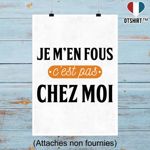 Affiche c'est pas chez moi