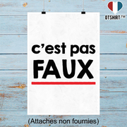 Affiche c'est pas faux