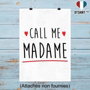 Affiche call me madame