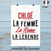 Affiche chloé la femme la reine la légende
