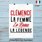 Affiche clémence la femme la reine la légende