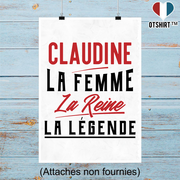 Affiche claudine la femme la reine la légende