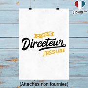 Affiche comme directeur j'assure