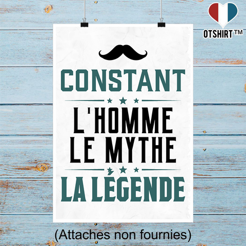 Affiche constant l'homme le mythe la légende