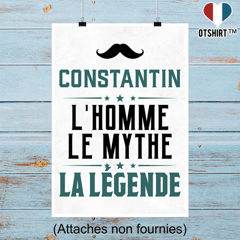 Affiche constantin l'homme le mythe la légende