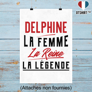 Affiche delphine la femme la reine la légende