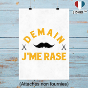 Affiche demain j'me rase