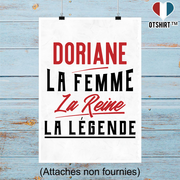 Affiche doriane la femme la reine la légende