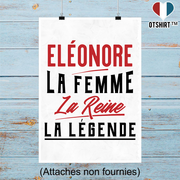 Affiche eléonore la femme la reine la légende